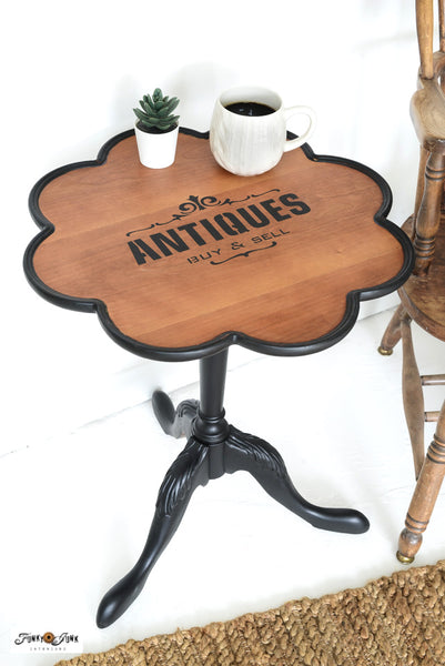 Make your collections stand out with our Antiques Buy and Sell stencil, perfect for adding a touch of vintage charm to your latest project! With its old-world flourishes and authentic look, this stencil is just what you need to celebrate your love of collecting. The compact Antiques sign size makes it versatile for any space.