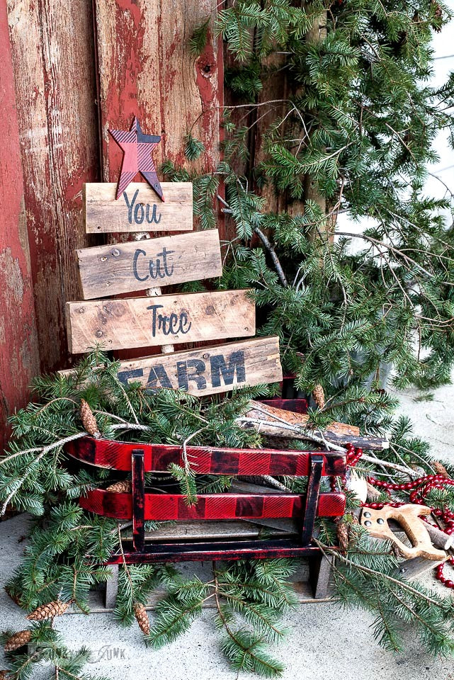 You Cut Tree Farm by Funky Junk's Old Sign Stencils
